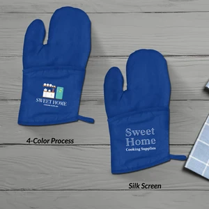 Quilted Cotton Canvas Oven Mitt