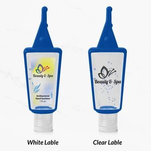 1 Oz. Hand Sanitizer In Silicone Holder