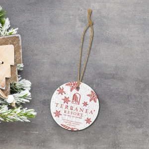 Bloomin Circle Shaped Plantable Holiday Ornament