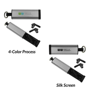 Tech Support True Wireless Earbuds & Phone Stand