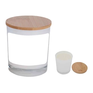 Bamboo Soy Candle With Full Color Label view 2