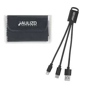Braided Charging Buddy & Microfiber Cloth Set view 6