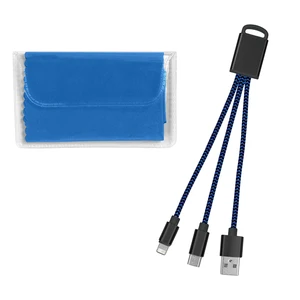Braided Charging Buddy & Microfiber Cloth Set view 1