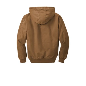 CornerStone Washed Duck Cloth Insulated Hooded Work Jacket. CSJ41 view 6