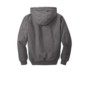 CornerStone Washed Duck Cloth Insulated Hooded Work Jacket. CSJ41 view 10