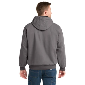 CornerStone Washed Duck Cloth Insulated Hooded Work Jacket. CSJ41 view 11