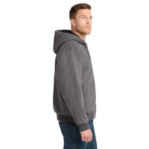 CornerStone Washed Duck Cloth Insulated Hooded Work Jacket. CSJ41 view 12