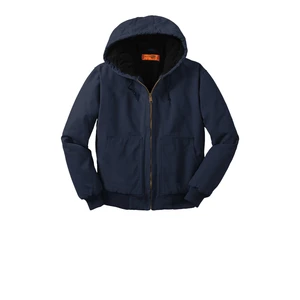 CornerStone Washed Duck Cloth Insulated Hooded Work Jacket. CSJ41 view 13