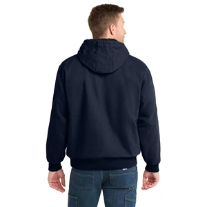 CornerStone Washed Duck Cloth Insulated Hooded Work Jacket. CSJ41 view 15