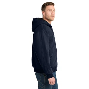 CornerStone Washed Duck Cloth Insulated Hooded Work Jacket. CSJ41 view 16