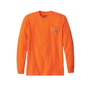 Carhartt Workwear Pocket Long Sleeve T-Shirt. CTK126 view 9