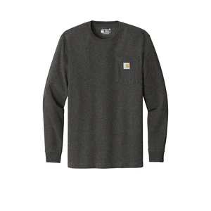 Carhartt Workwear Pocket Long Sleeve T-Shirt. CTK126 view 13