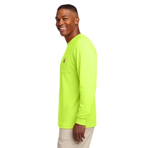 Carhartt Workwear Pocket Long Sleeve T-Shirt. CTK126 view 8