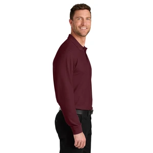 Port Authority Wearever Signature Pique Long Sleeve Polo K200LS view 4