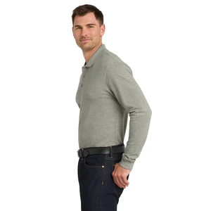 Port Authority EZCotton Long Sleeve Polo. K8000LS view 12