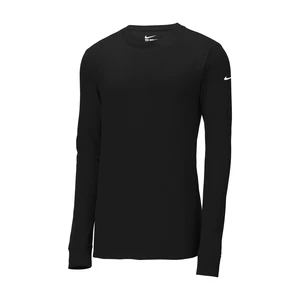 Nike Dri-FIT Cotton/Poly Long Sleeve Tee. NKBQ5230 view 6
