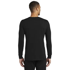 Nike Dri-FIT Cotton/Poly Long Sleeve Tee. NKBQ5230 view 9