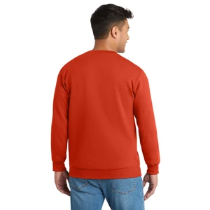 Port & Co Essential Fleece Crewneck Sweatshirt. PC90 view 45