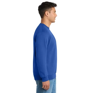 Port & Co Essential Fleece Crewneck Sweatshirt. PC90 view 58
