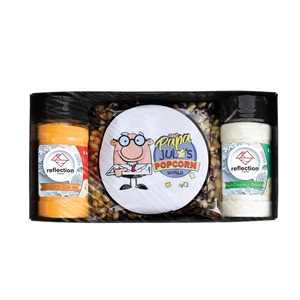 Popcorn Kernel Set With Seasonings Gift Set