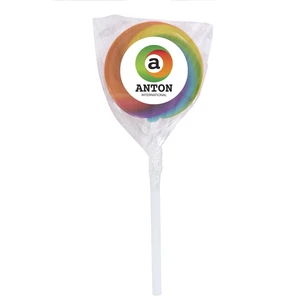Swirl Lollipop with Round Label view 6
