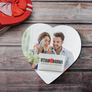 Heart Shaped Dye Sublimated Jar Opener or Gripper