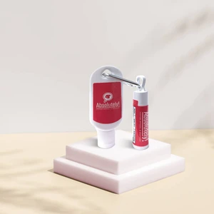 Kit: 1 oz. SPF30 Sunscreen Lotion with Carabiner and SPF15 Lip Balm